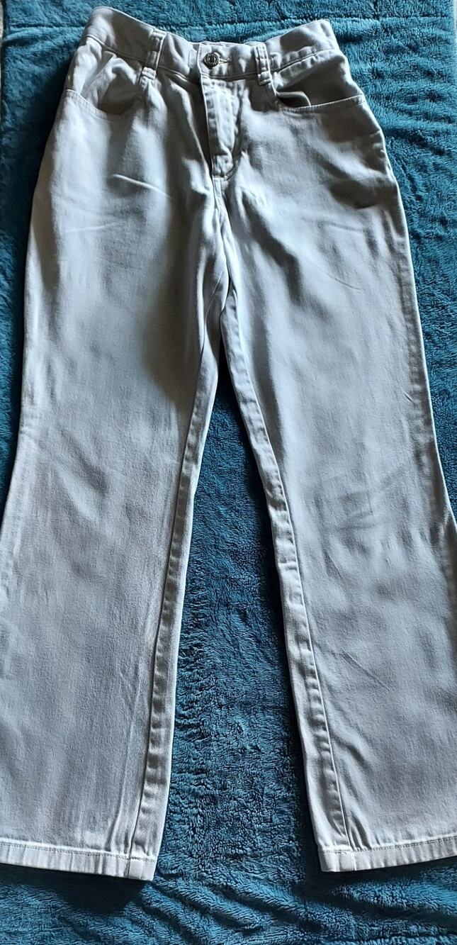 Lee Girls Low Rise Flare Leg Khaki Colored Jeans Size 12 S